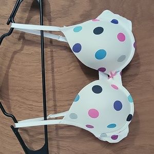 Polka-dot aerie bra